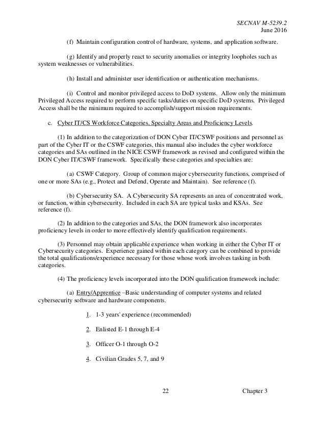 Secnav M 5239.2