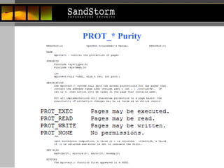 PROT_* Purity 