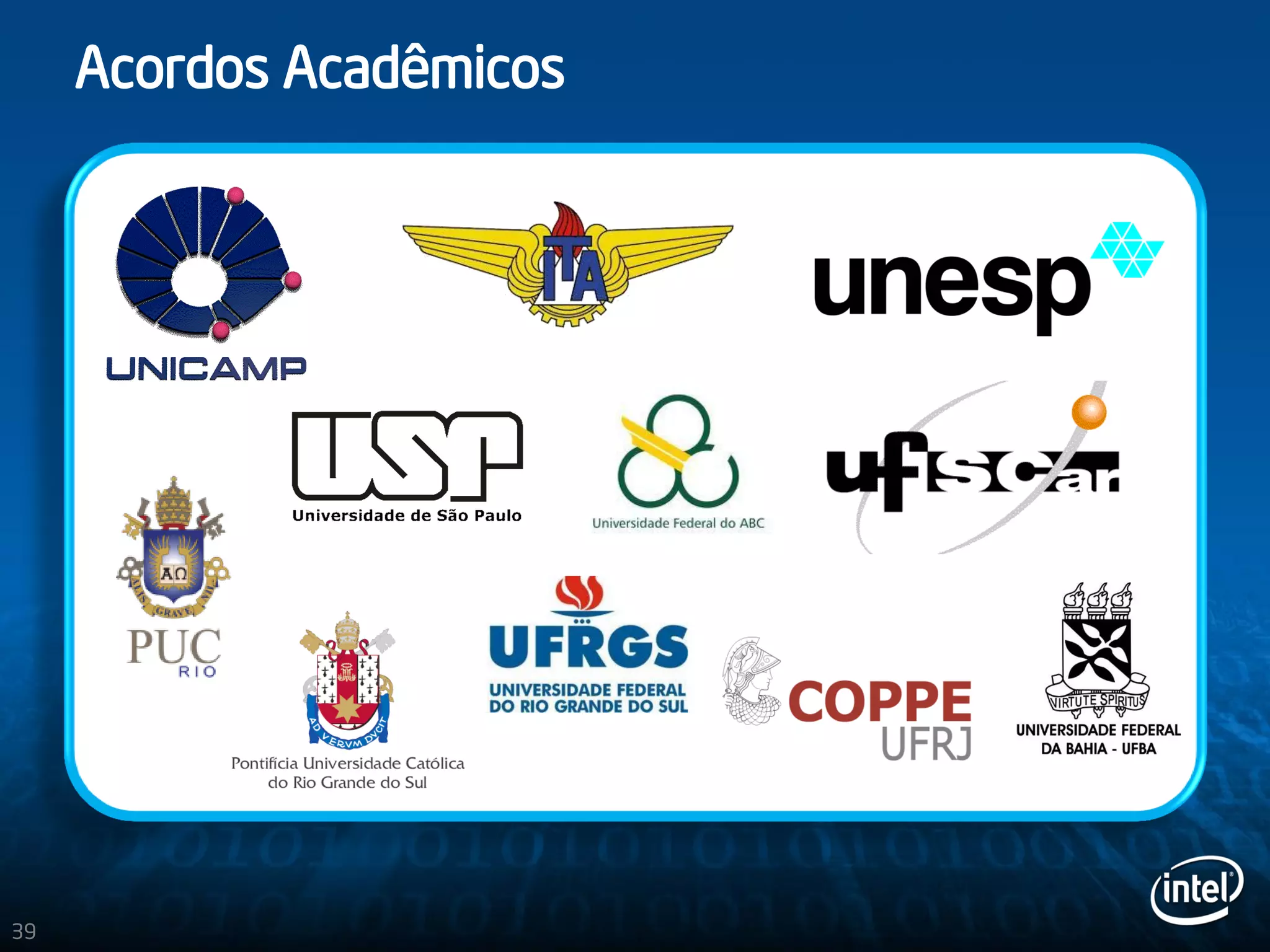 Acordos Acadêmicos
39
 