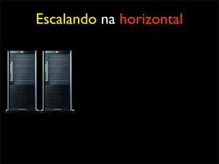 Escalando na horizontal
 