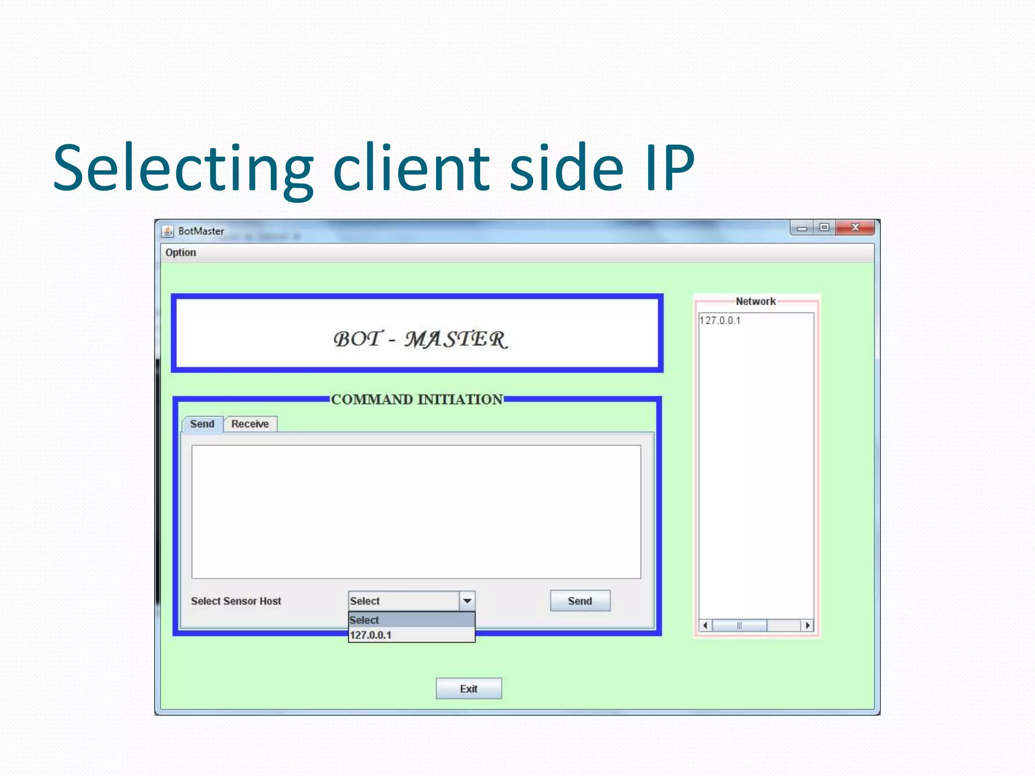 Selecting client side IP