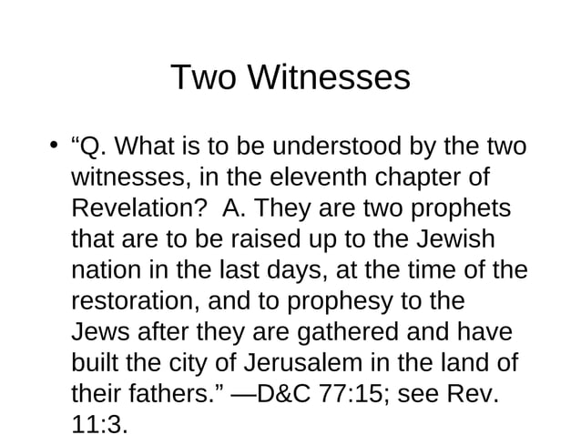 Second Coming Of Jesus Christ LDS PPT