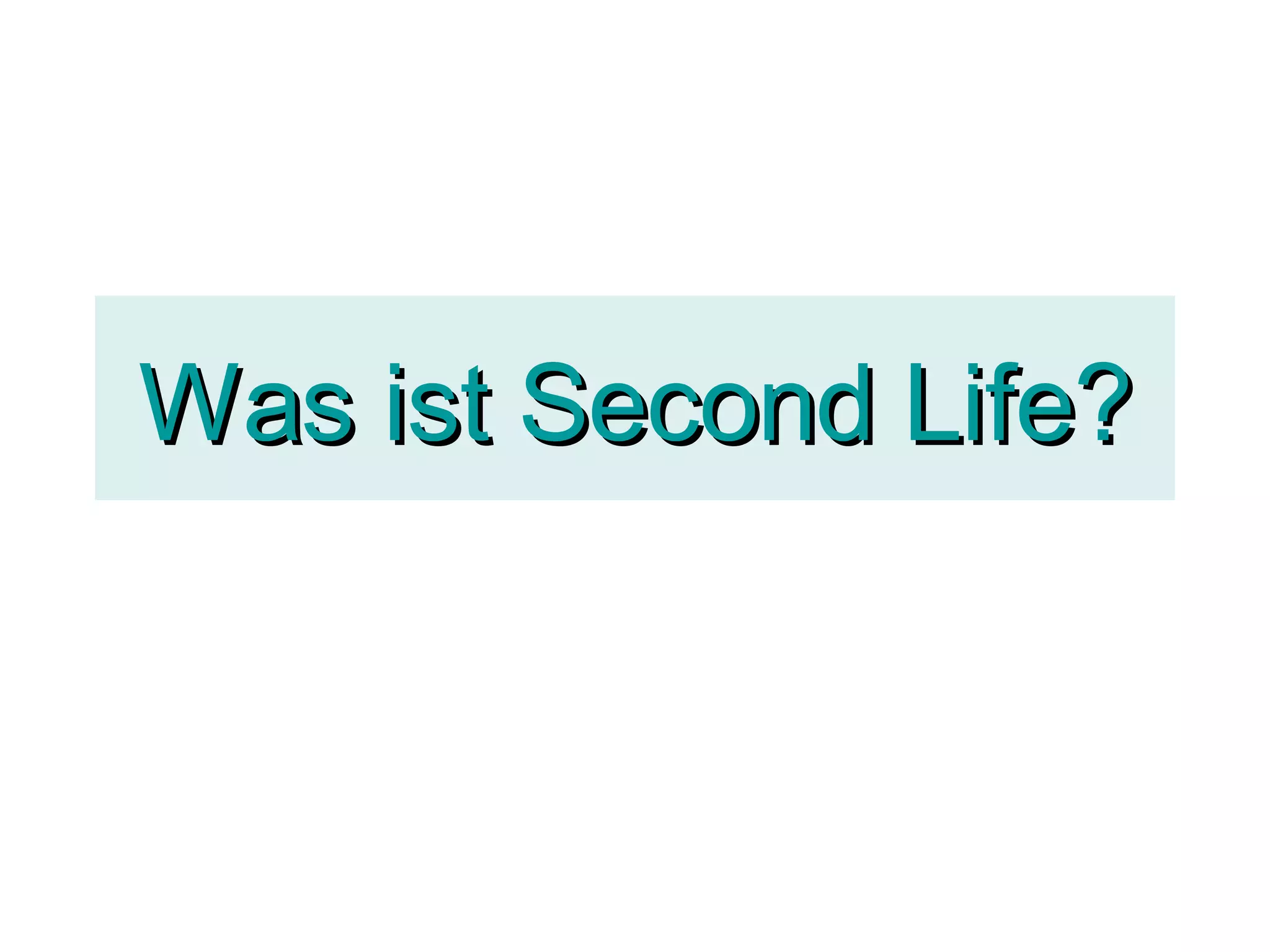 Virtuelle 3D-Umgebungen - Chancen und Möglichkeiten -