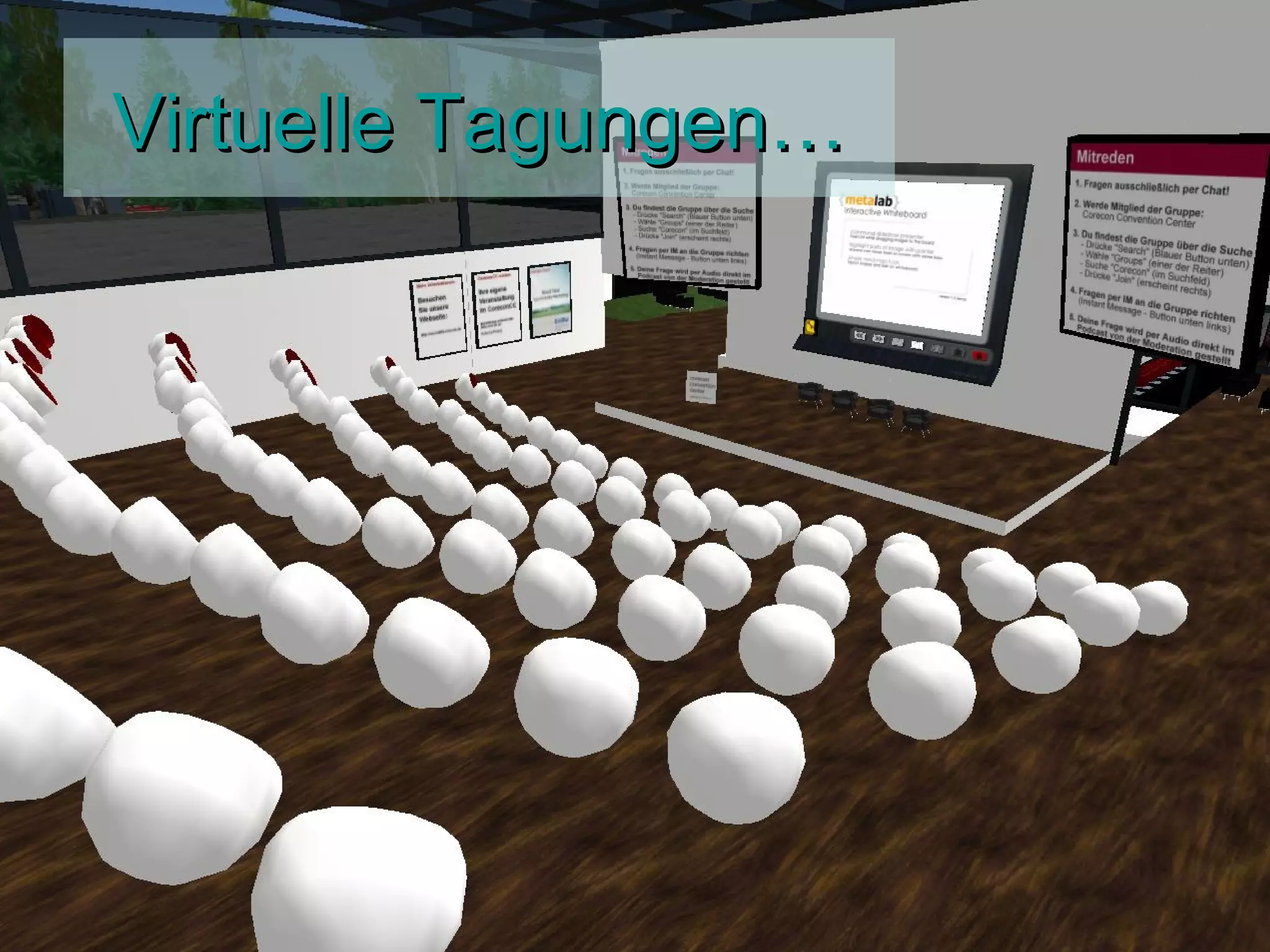 Virtuelle 3D-Umgebungen - Chancen und Möglichkeiten -