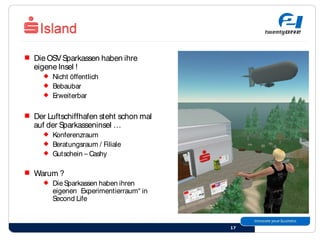 Second Life, die virtuelle Welt erleben