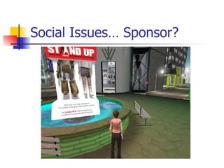 Social Issues… Sponsor? 