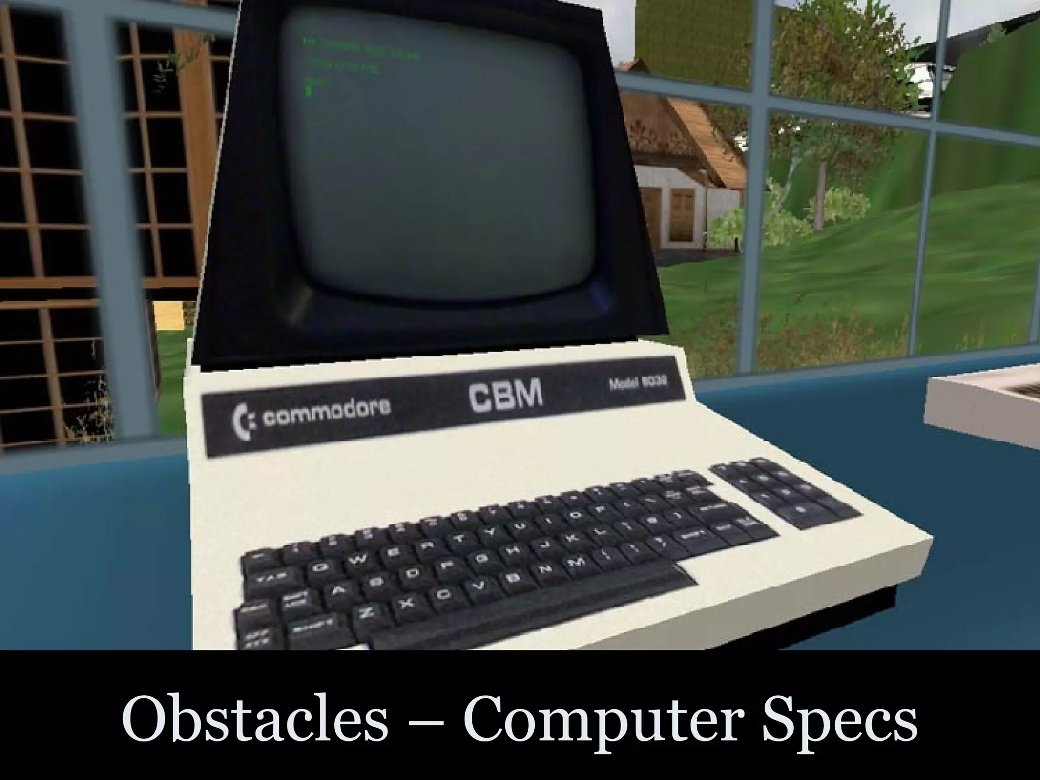 Obstacles – Computer Specs 