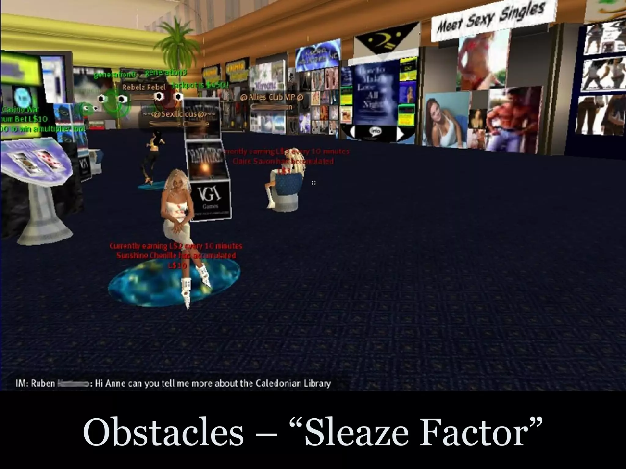 Obstacles – “Sleaze Factor” 