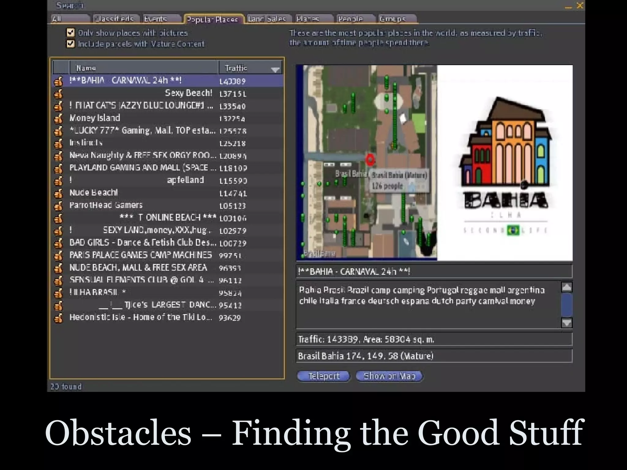 Obstacles – Finding the Good Stuff 