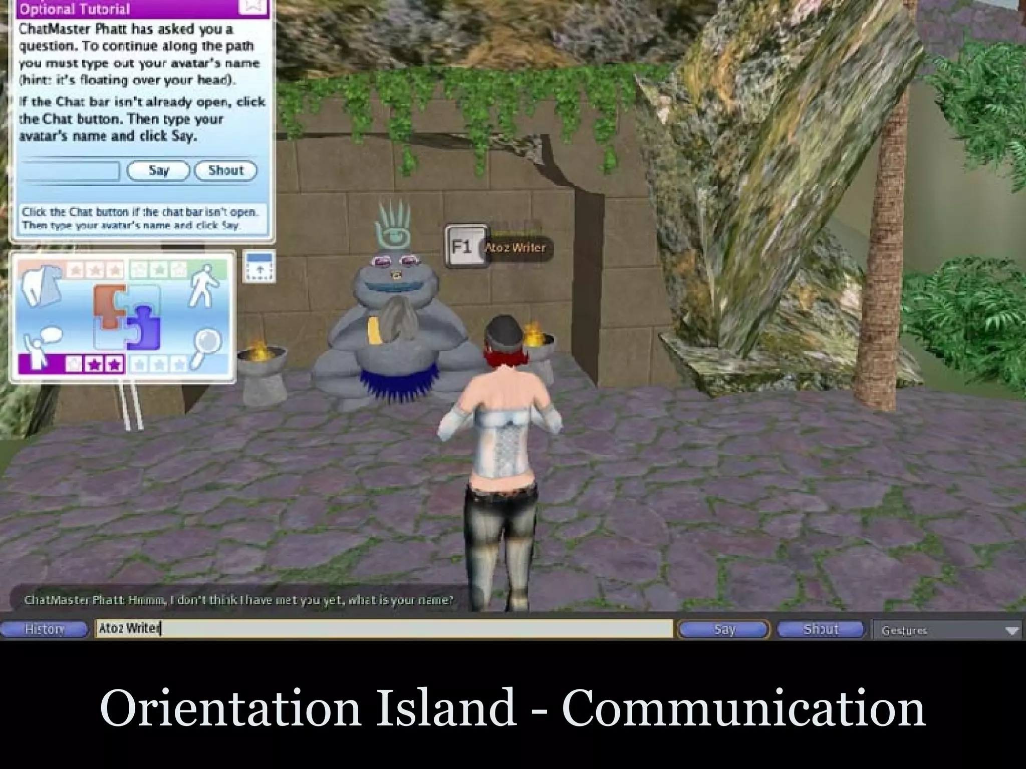 Orientation Island - Communication 