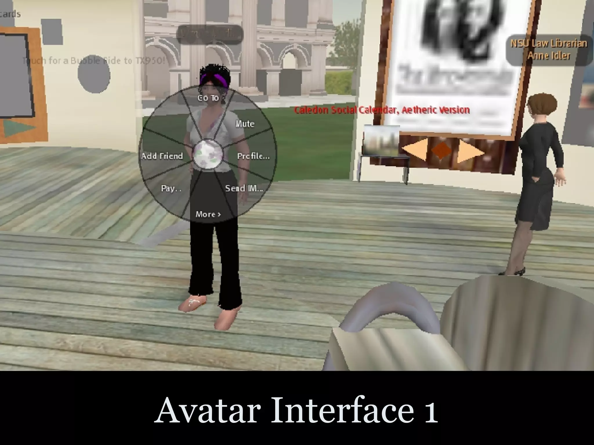 Avatar Interface 1 