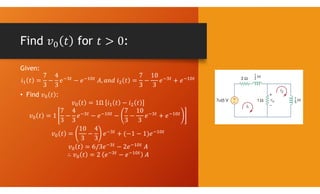 Find for :
Given:
• Find :
 