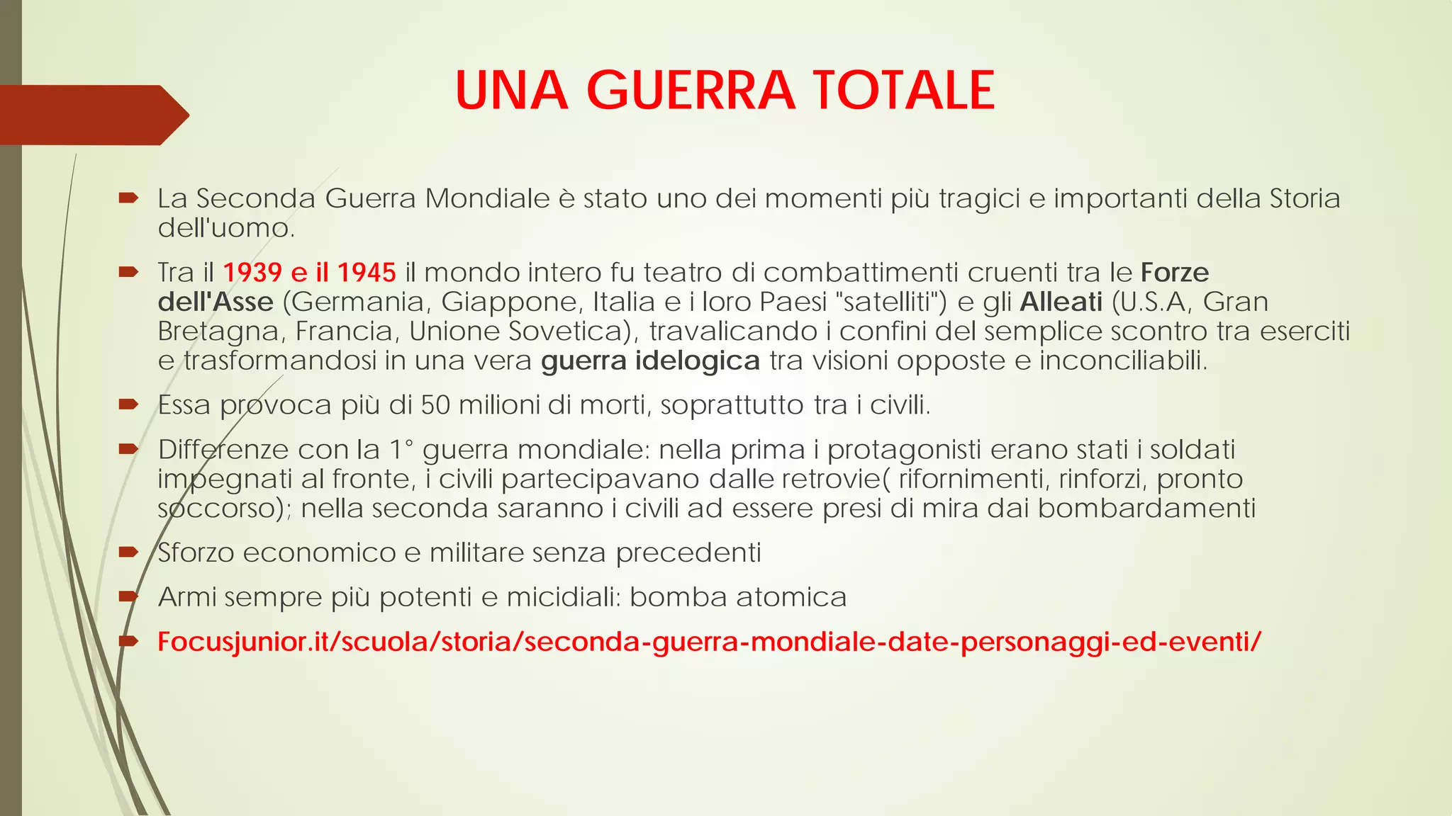 i protagonisti della seconda guerra mondiale