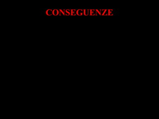 CONSEGUENZE
Hiroshima e Nagasaki
200.000 morti immediati,
migliaia di feriti, migliaia di
morti, dopo anni di distanza,
per le radiazioni
 