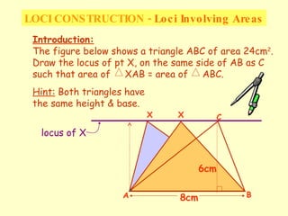Constructing Locus Secondary 4 - Locus | PPT