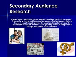 Secondary Audience Research ,[object Object]