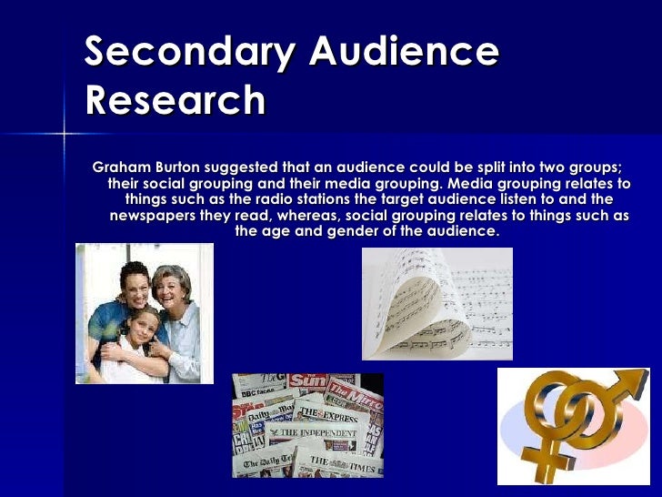 Secondary Audience Research