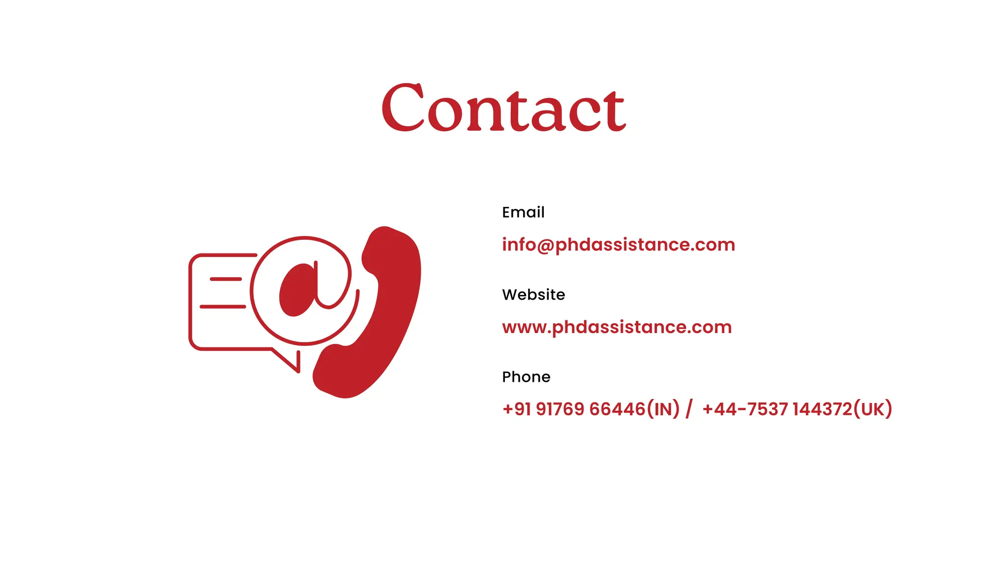 Contact
info@phdassistance.com
Email
Website
www.phdassistance.com
Phone
+91 91769 66446(IN) / +44-7537 144372(UK)
 