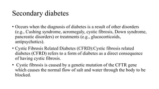 Secondary diabetes | PPT