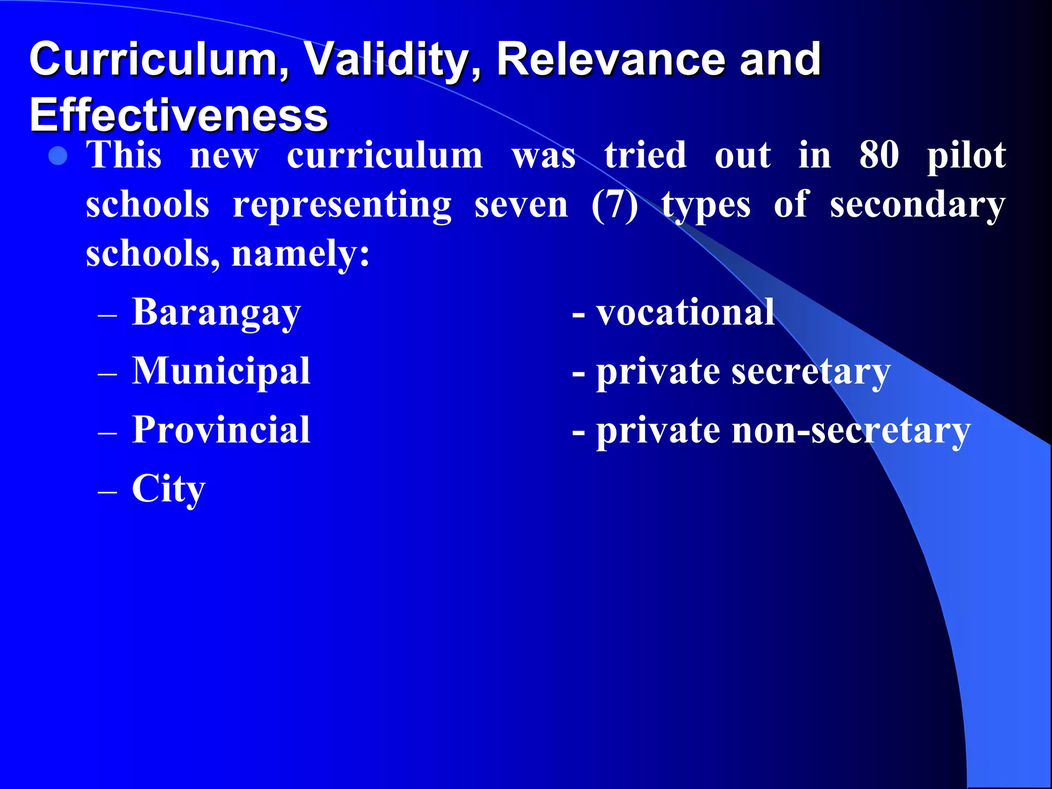 Secondary education development program (sedp) power point | PPTX