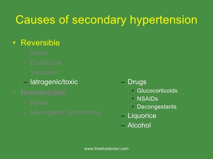 Secondary Hypertension secondary-hypertension