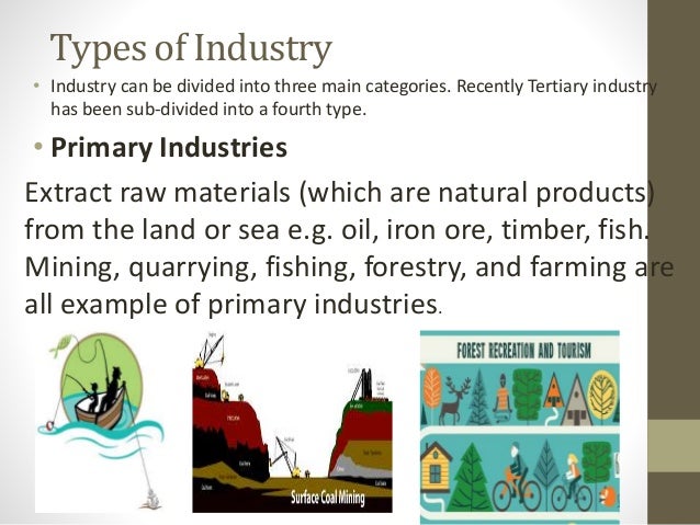 Secondary industries