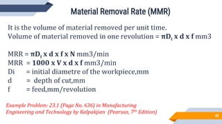 Secondary Manufacturing Processes - Lathe.pptx