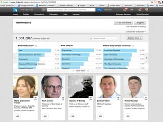 |THE SCALE-UP REPORT ON UK ECONOMIC GROWTH Sherry Coutu CBE
Closing The Scale-Up Gap:
Schools
• Do you use linkedin to help your students explore the careers made
possible by a passion for mathematics?
#scaleup
 