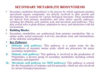 Secondary metabolite ,Plants and Health Care | PDF