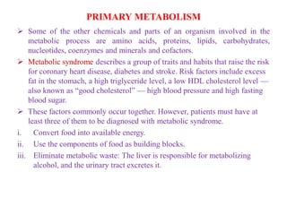 Secondary metabolite ,Plants and Health Care | PDF
