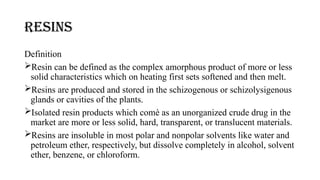 Resin Def Secondary Metabolites.pptxjjjjkkkkkkkkkkk | PPTX