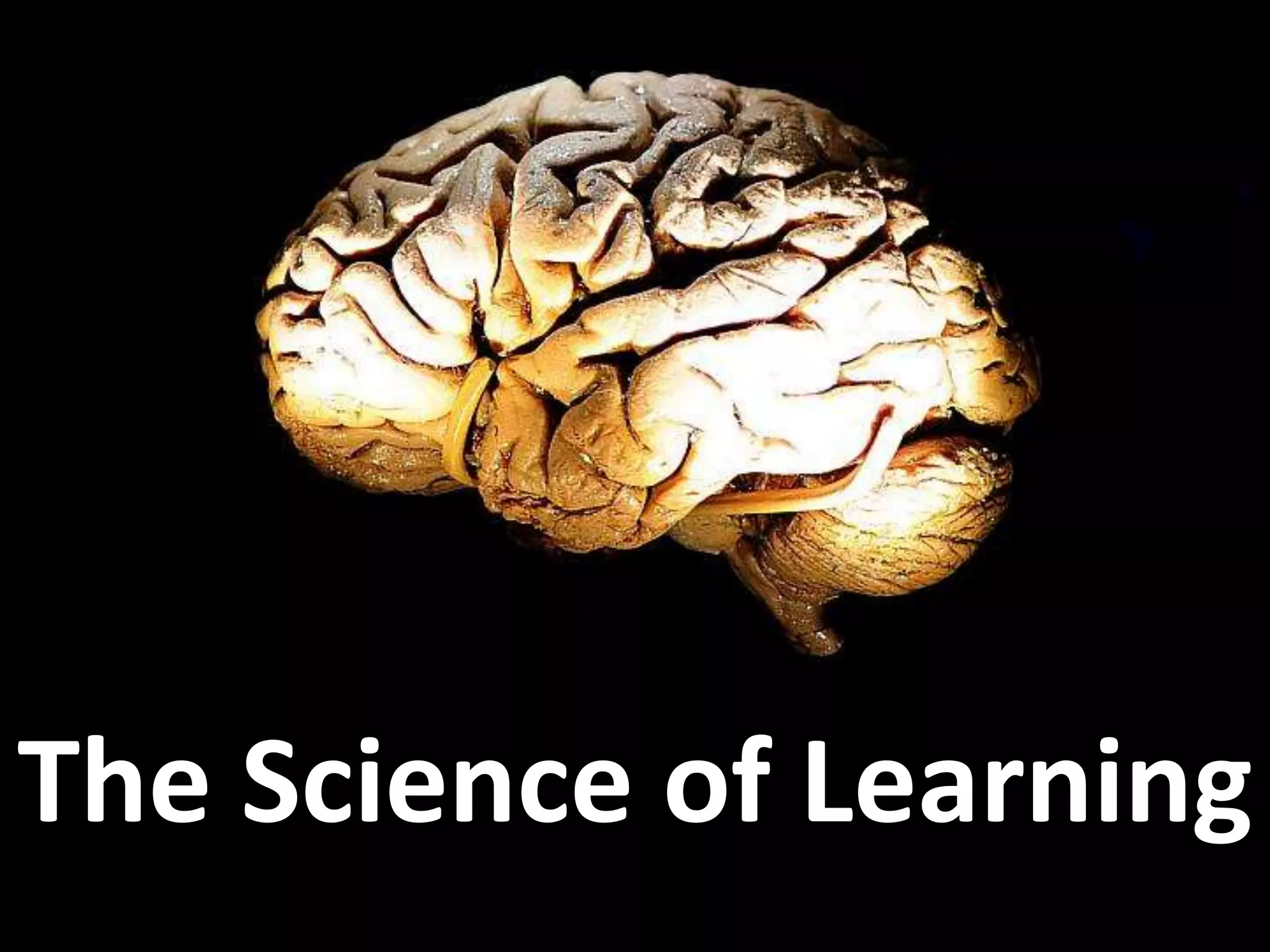 Instructional Design
The Science of Learning
 