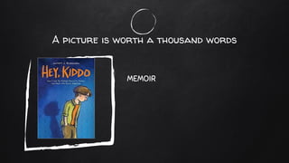 A picture is worth a thousand words
MEMOIR
 