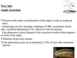 secondary open angle glaucoma.pptx..... | PPTX