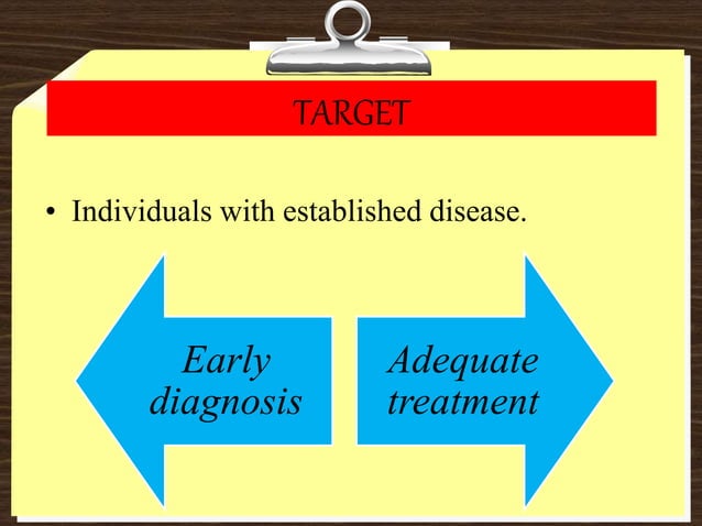 Secondary prevention | PPT | Free Download