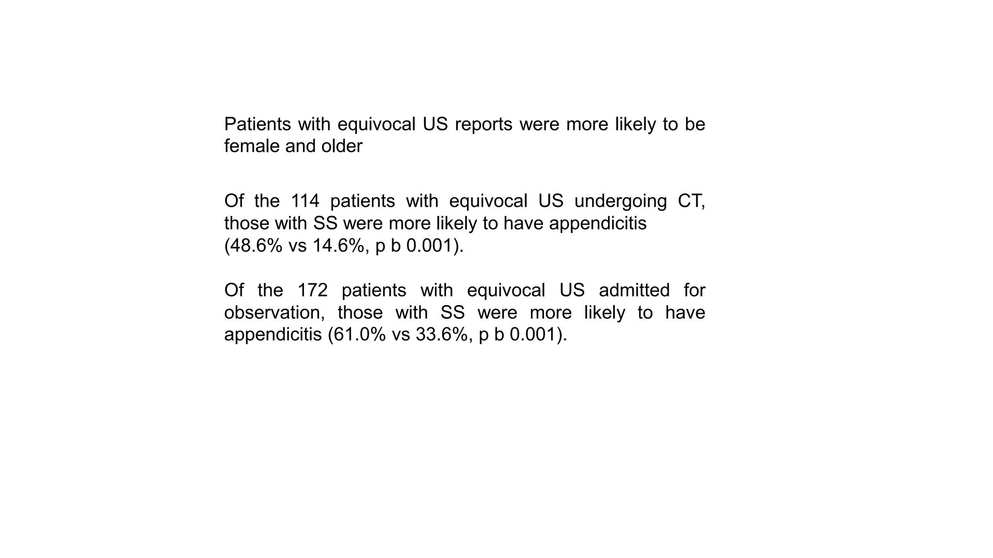 Secondary signs of appendicitis - Article - EN - 2016 | PPTX