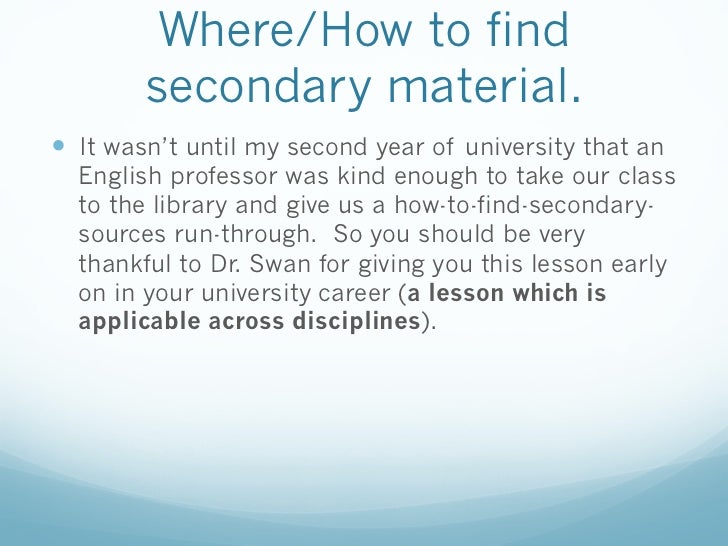  how to find secondary sources primary vs secondary 2019 03 01