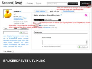 BRUKERDREVET UTVIKLING 