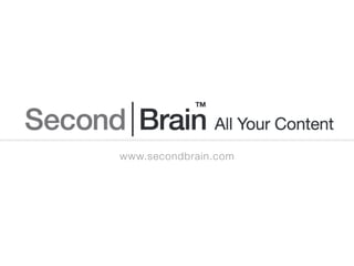 www.secondbrain.com
 