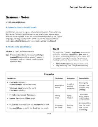 Second conditinal 1 | PDF