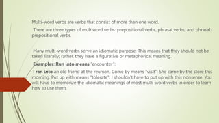 Second conditional and multiword verbs.pptx