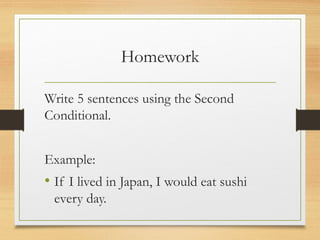 Learn Second Conditionals in this presentation | PPTX