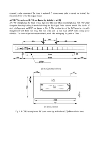 Finite Element Simulation for Nonlinear Finite Element Analysis of FRP ...