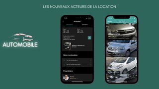 LES NOUVEAUX ACTEURS DE LA LOCATION
 