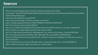 Sources
https://www.pariszigzag.fr/secret/histoire-insolite-paris/lhistoire-des-fripes-
parisiennes#:~:text=D%C3%A8s%20le%20d%C3%A9but%20des%20ann%C3%A9es,premier%20march%C3%A9%
20de%20fripes%20parisien.
https://journals.openedition.org/rh19/373
https://www.pretachanger.fr/friperie-en-ligne-cms-164.html
https://matheo.uliege.be/bitstream/2268.2/10168/8/s121324Renaud2020.pdf
file:///C:/Users/asus/Downloads/C239.pdf
https://www.ademe.fr/sites/default/files/assets/documents/72954_panorama_occasion_reemploi.pdf
https://mbamci.com/essor-digital-seconde-main-mode-modele/
file:///C:/Users/asus/Downloads/Le_developpement_du_marche_de_loccasion_Caracteri%20(1).pdf
file:///C:/Users/asus/Downloads/RFG_284_0031JugeCollin-LachaudetRoux2019%20(1).pdf
https://fr.fashionnetwork.com/news/Marche-de-l-occasion-marques-et-enseignes-a-l-heure-de-la-prise-en-
main,1174734.html
https://fr.fashionnetwork.com/news/Bocage-teste-un-espace-seconde-main-a-nantes,1147668.html
https://mbamci.com/essor-digital-seconde-main-mode-modele/
 