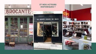 ET NOS ACTEURS
HISTORIQUES ?
 