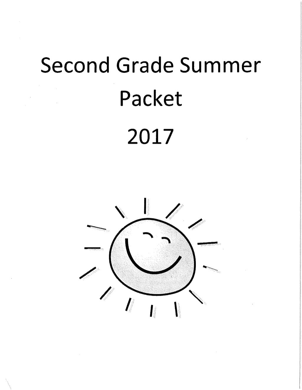 Second grade packet