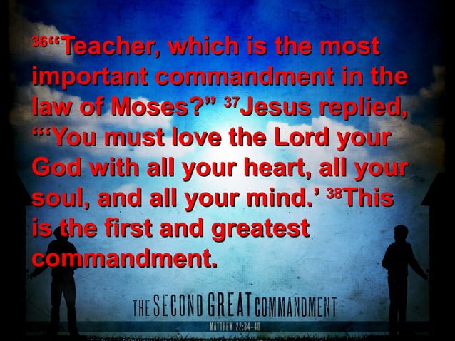Second Great Commandment | PPT