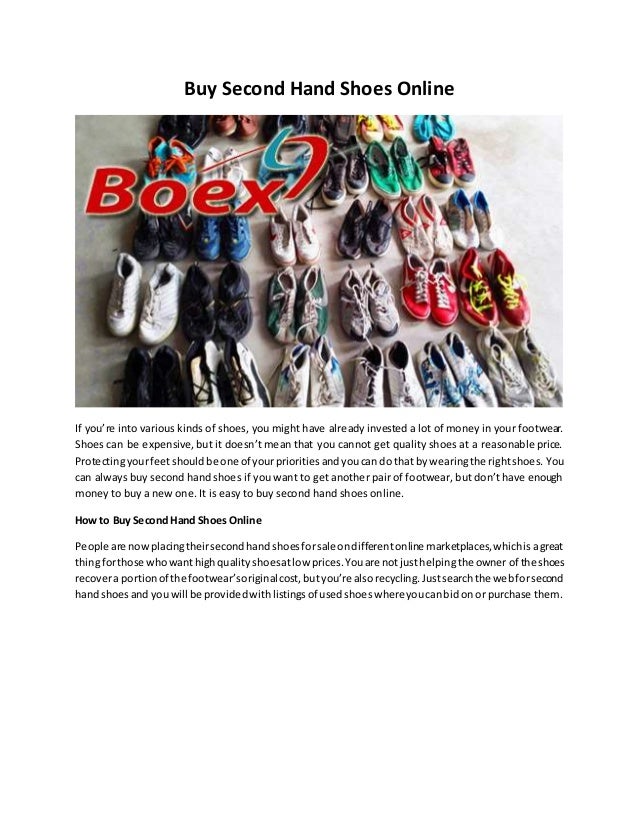 where to buy second hand shoes online