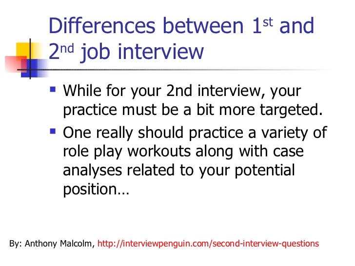 questions for 2nd interview